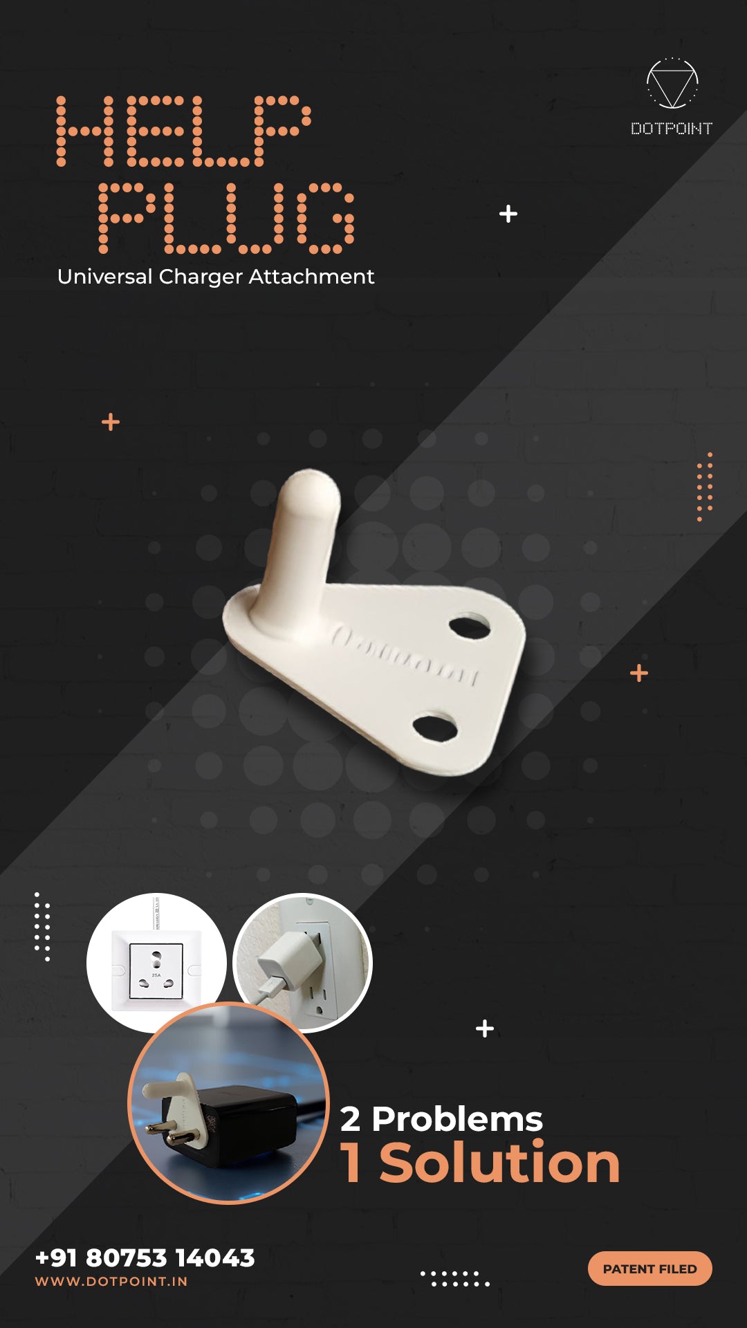 Help plug( 5 Pcs)- Universal Charger Attachment