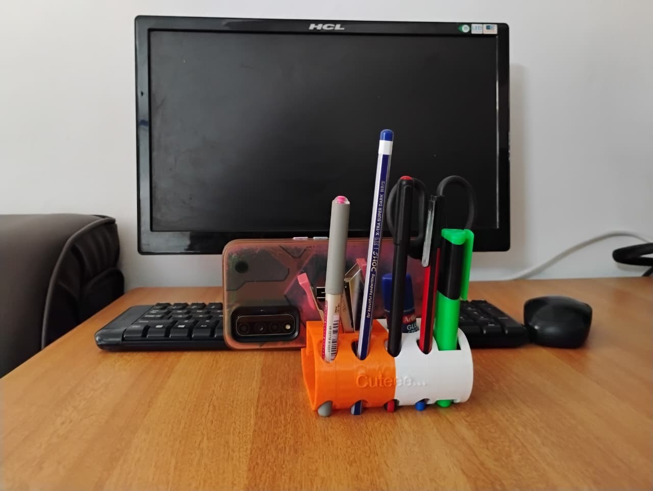 Multi-Purpose Desk Organizer & Phone Stand