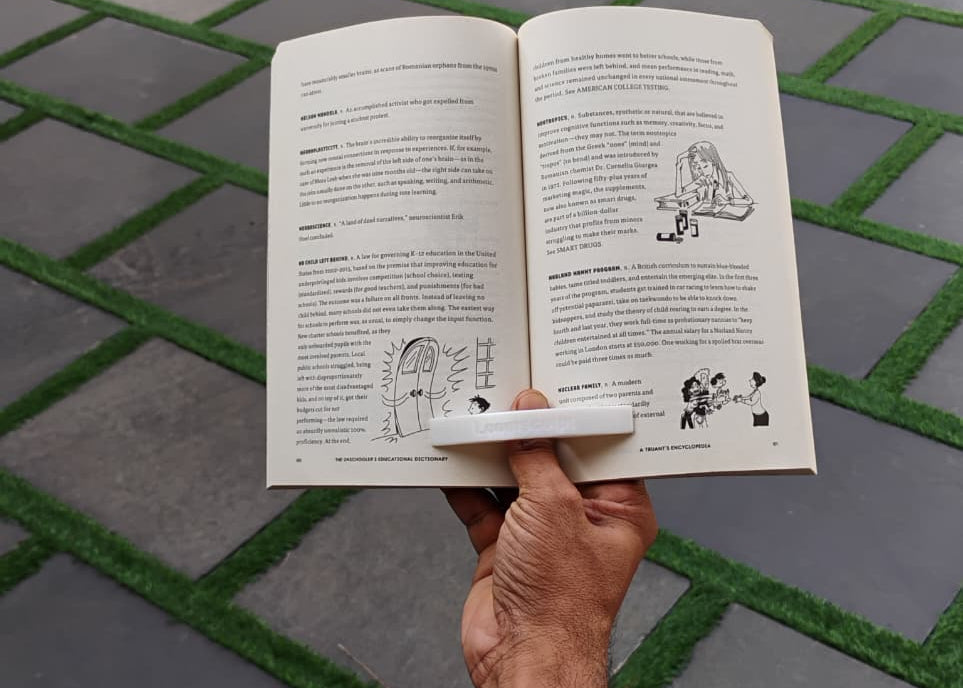 PageWing One-Hand Book Holder